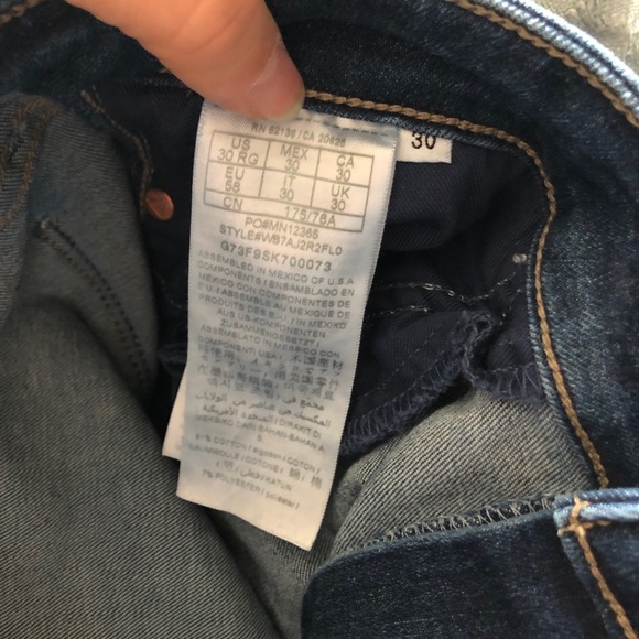 GUESS denim blue skinny jeans - Picture 3 of 3